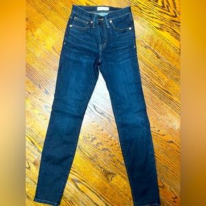 Madewell 9” high rise jeans. Size 24